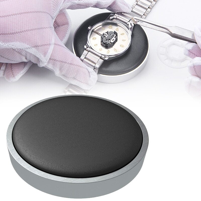 55/70mm leather watch casing cushion, soft protective pad for secure watch storage and transport