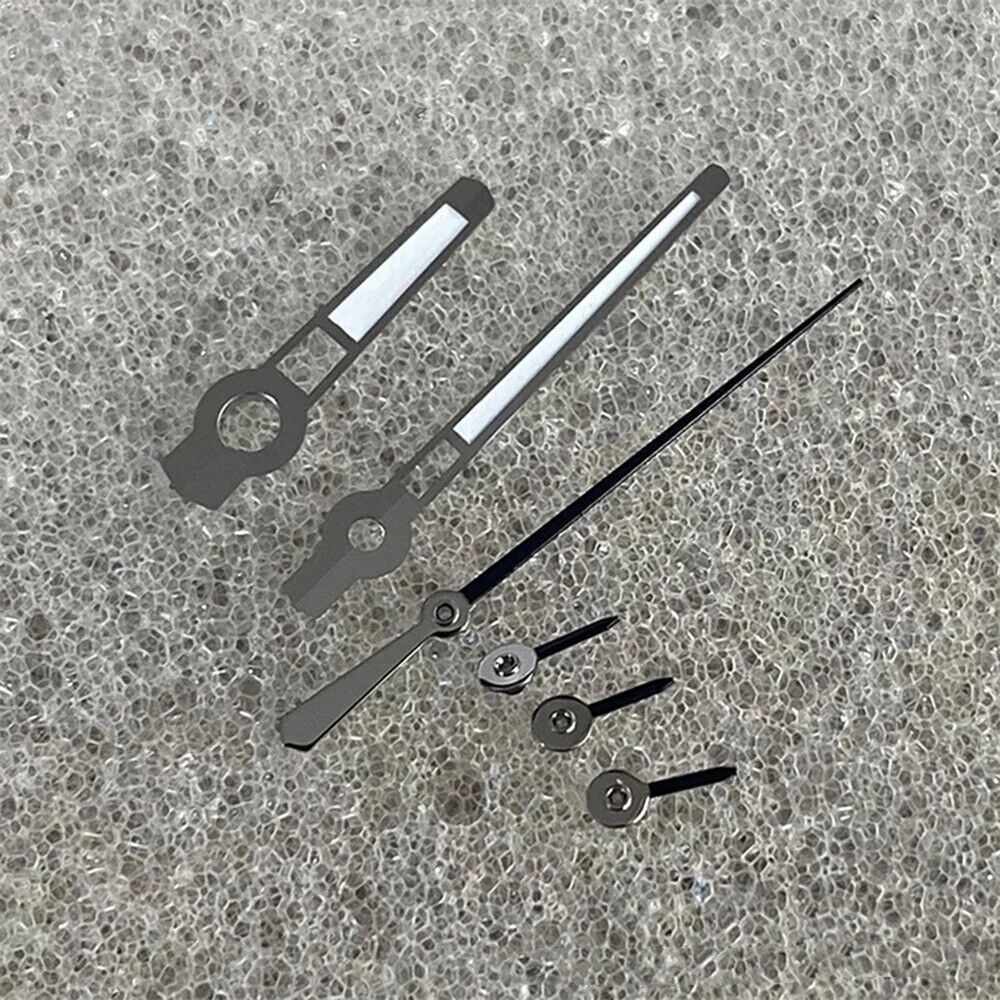 13 mm schwarze Zierleiste, grün leuchtende Uhrzeiger, passend für VK63-Uhrwerk, Uhrenteil
