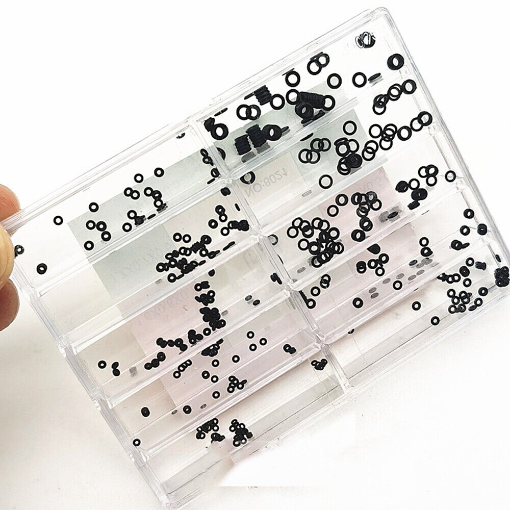 10 Größen/Box Kleine Größen Gummi Uhr Krone Wasserdichte Uhr Dichtungen O Ring #8021