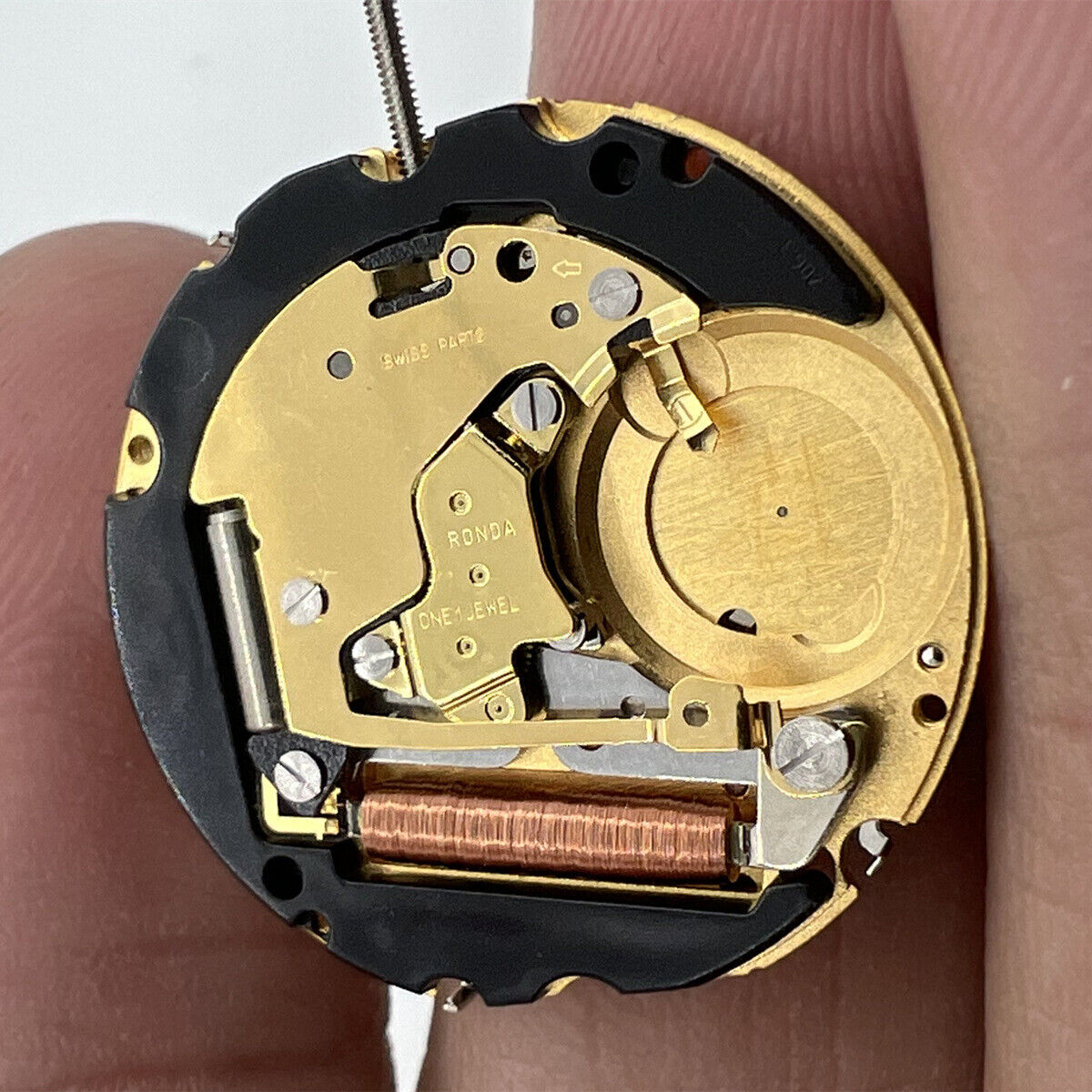 Ronda 706.3 quartz watch movement mechanism for precise timekeeping and durability.