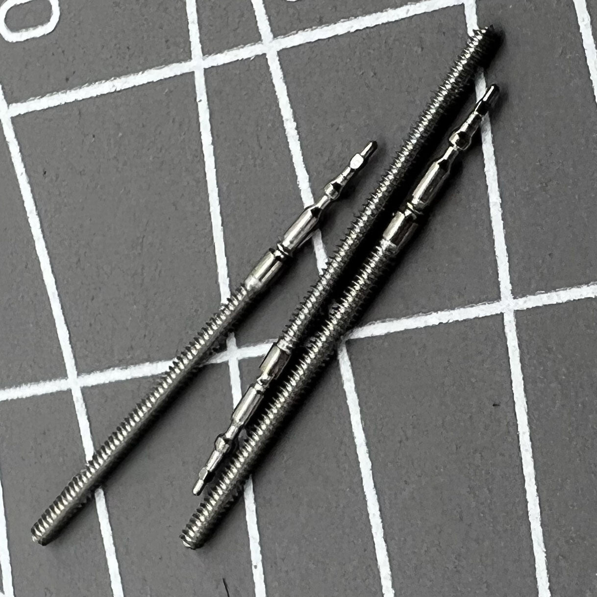 Set of 5 generic watch winding stems for Miyota GL20 GL30 movements, ensuring precise time adjustments.