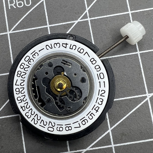 ETA804.114 watch movement with quartz precision, single calendar date at 3 o'clock, reliable timing