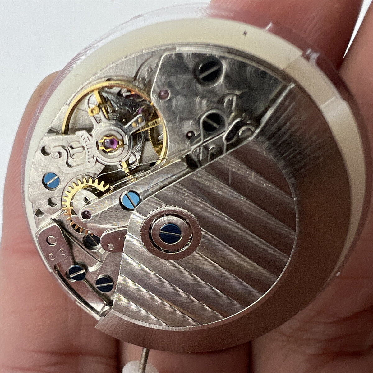 Asiatisches 7750 Automatik-Chronographenwerk @4,5 Weißer Kalender Sekunde @9 ETA 7750
