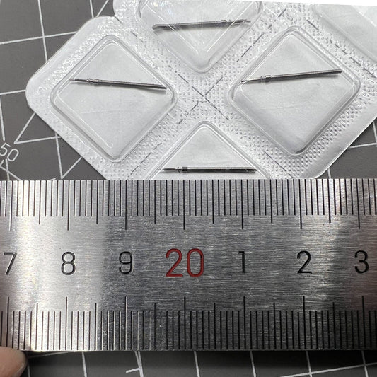 Generic watch winding stem compatible with ETA 955.112 / 956.112 movement, ideal for repairs.