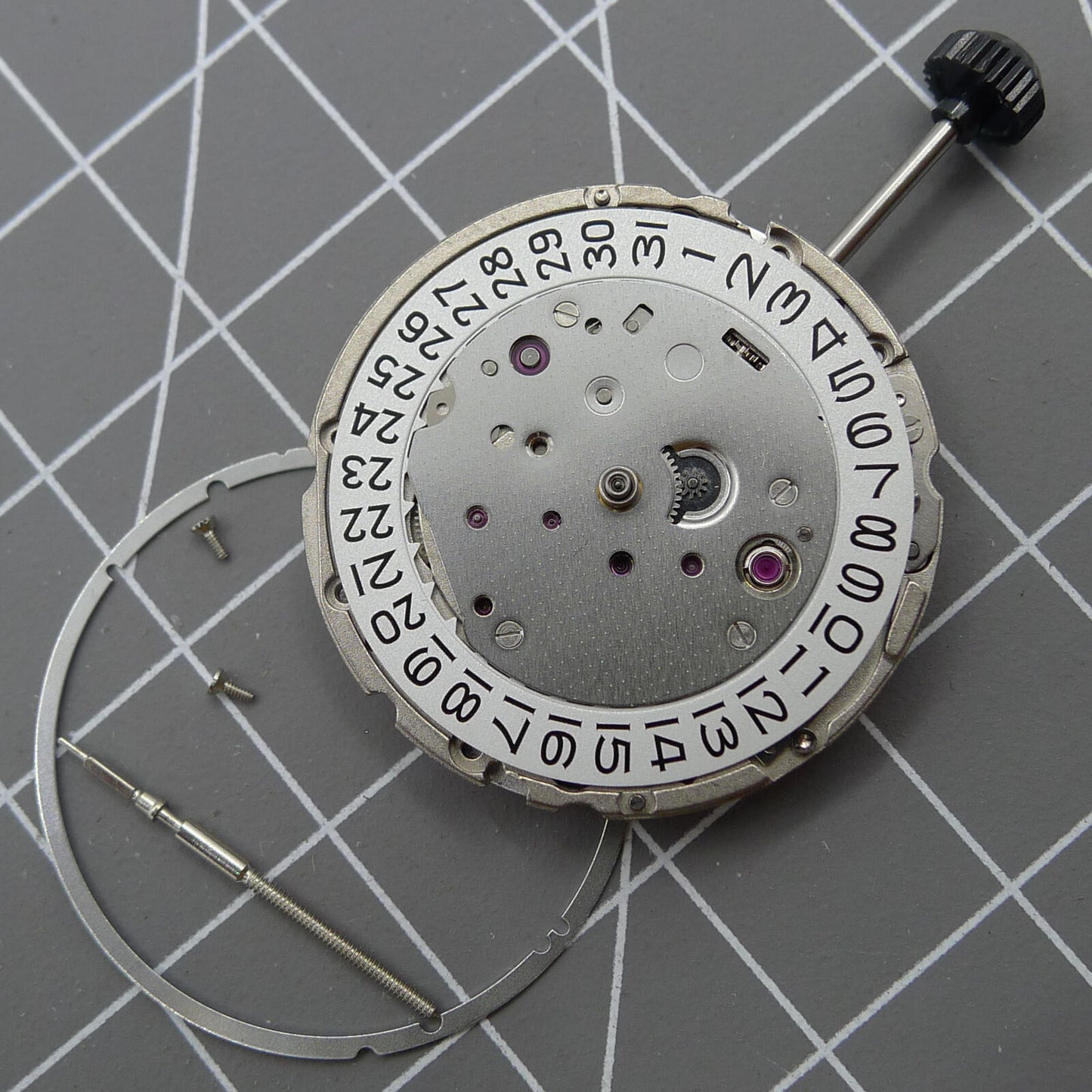 Miyota/Citizen 9015, japanisches automatisches mechanisches Uhrwerk, Datum bei 3