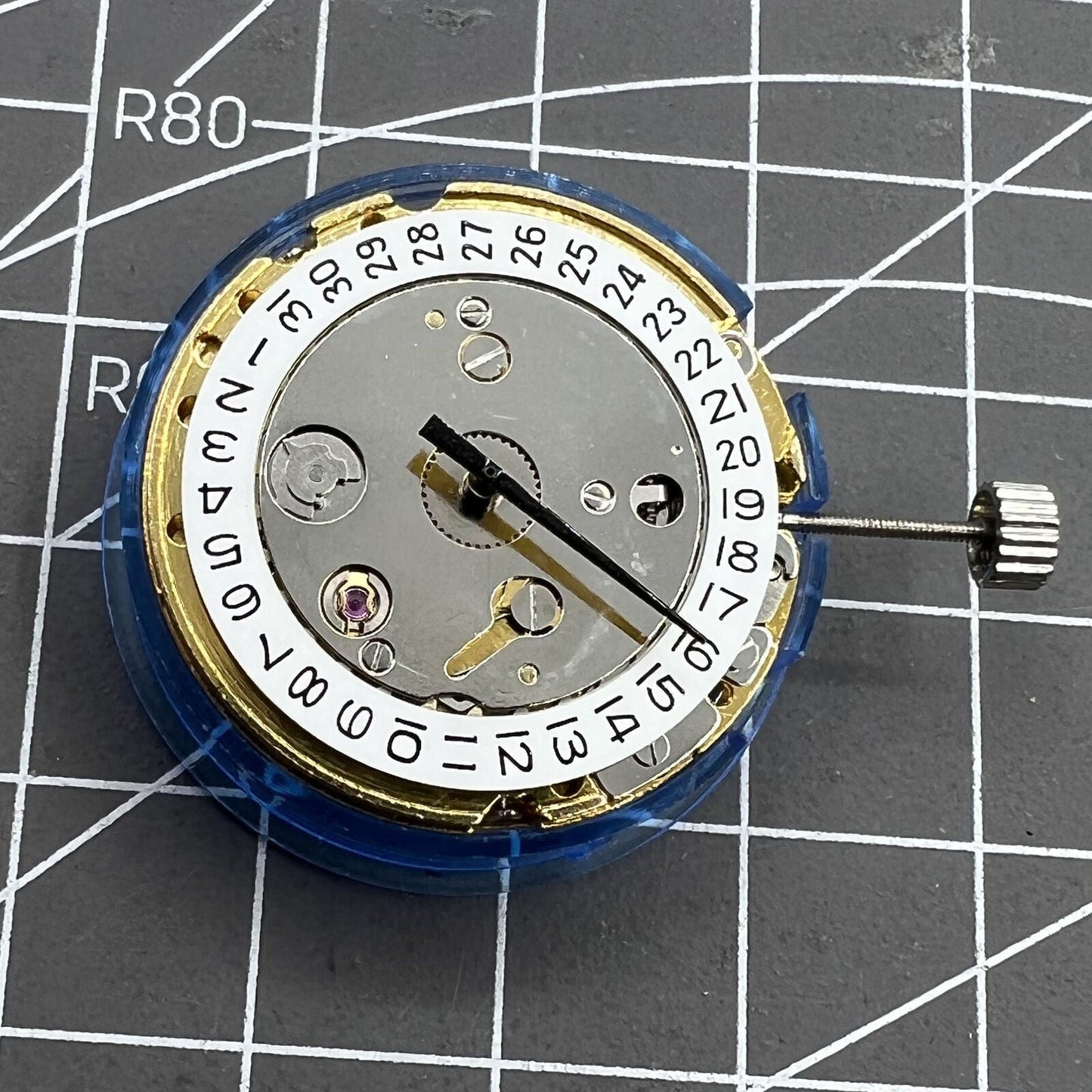 Seagull ST16 T16 Goldenes automatisches mechanisches Uhrwerk, 3 Zeiger, Einzelkalender