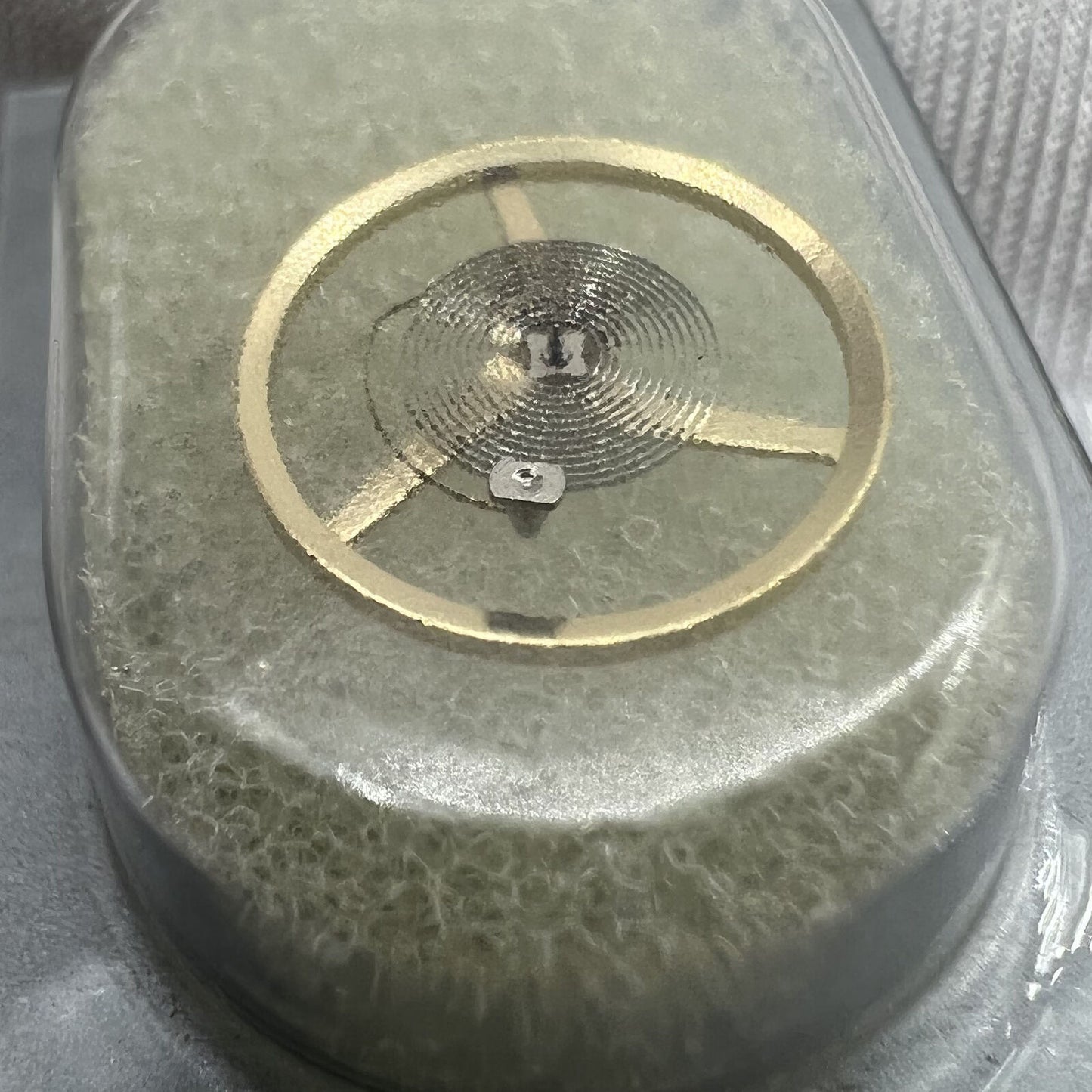 Swiss original Balance Wheel for ETA C01.211 movement, part #6402, ensures precise watch timing performance.