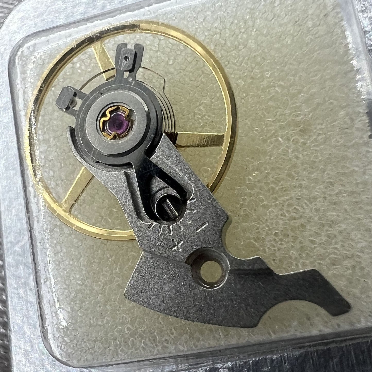 Silver Watch Balance Wheel Splint No Veins For Movement ETA 2824 2836