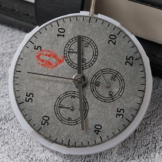 China Made 7750 Chronograph automatic watch movement with small seconds at 3, 6, and 9 o'clock positions