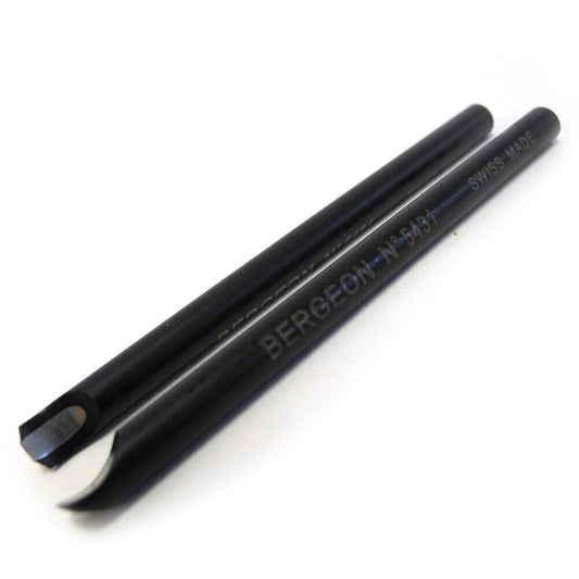 Bergeon 5431 Swiss tool with 3mm hand levers for precise watch hand removal and adjustment.
