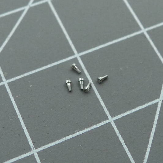Set of 3 RLX 3135-5452 screws for hairspring bridle replacement in watch movements.