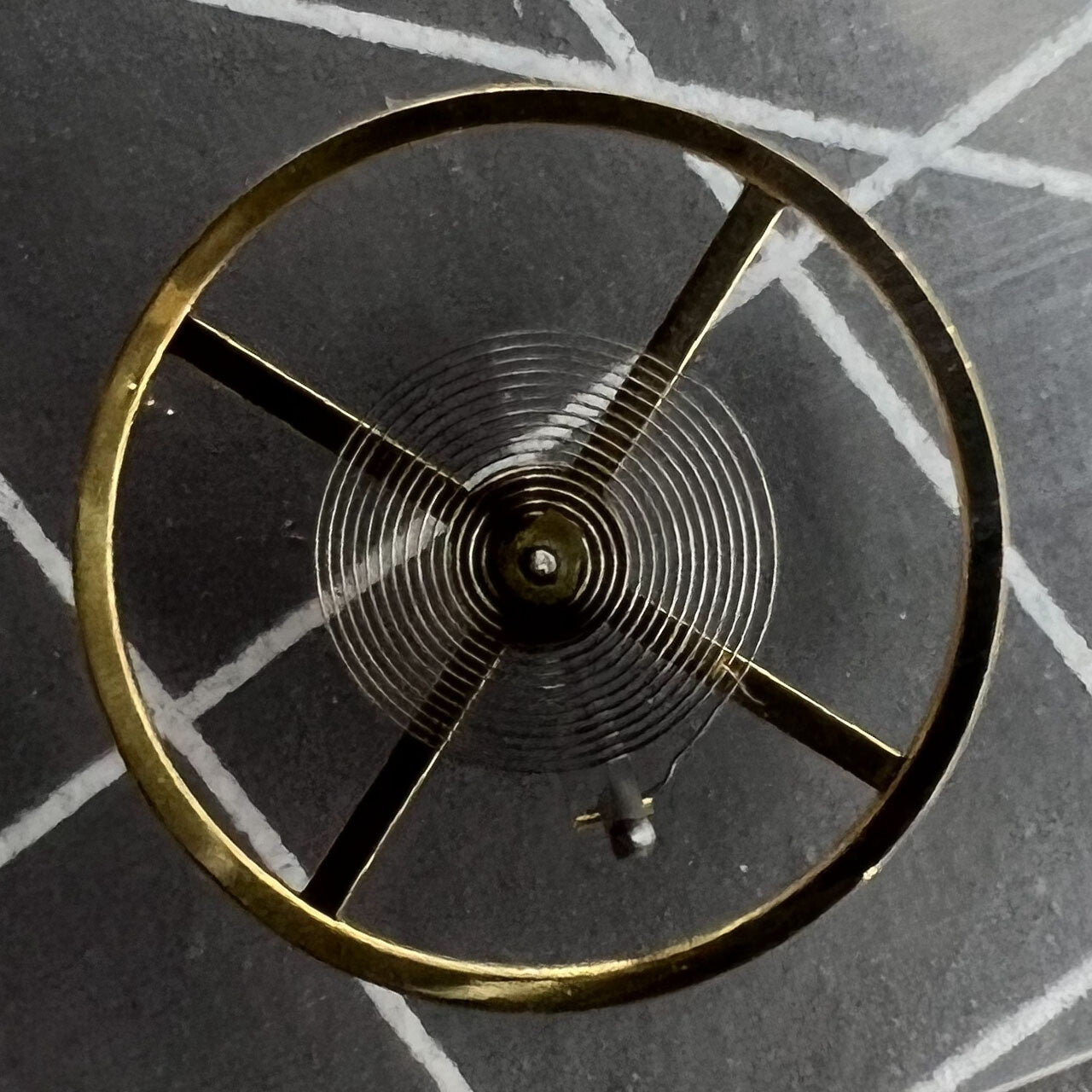 Ersatzteil für die Uhr, komplettes Unruhrad, passend für Uhrwerk 7120, Ersatzteile