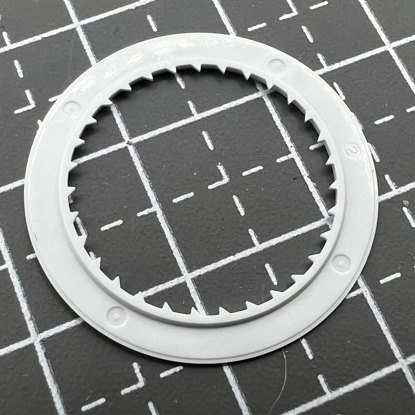 3 Stück weiße Datumsscheibe Datumsscheibe bei 3 Uhr für Miyota 8215 8200