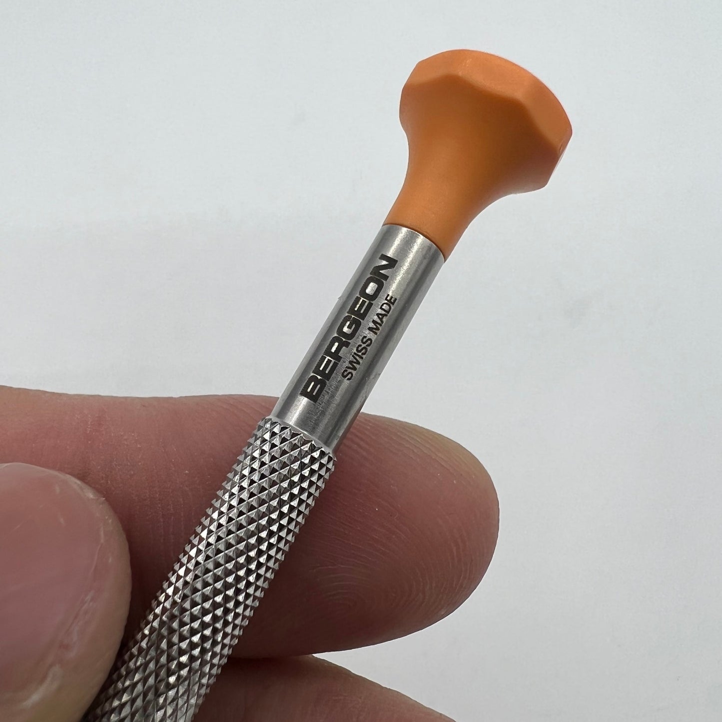 Bergeon 30081-TAM-180 drum barrel watch screwdriver for precise horology repair tasks.