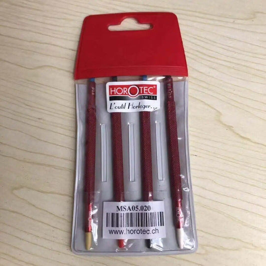 Horotec MSA05.020 watch hand setting tools set, precision tools for accurate watch repair and assembly.