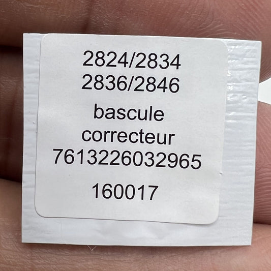 Combined Setting Lever Splint for ETA 2824 2836 movement, generic fit, watch repair part #445-2.
