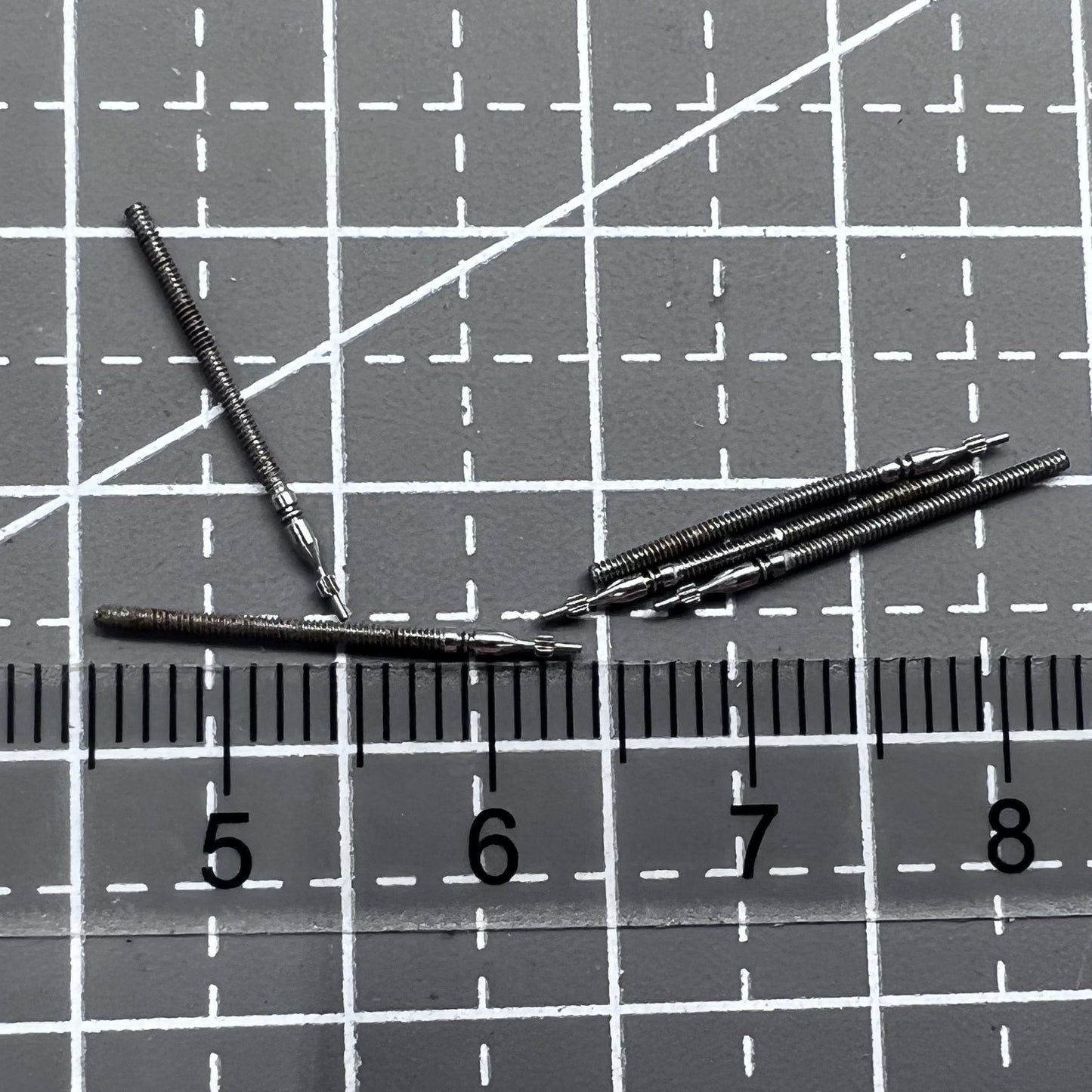 5 Ersatz Uhrenaufzugswellen passend für Miyota 3D10 3D44 Uhrwerke