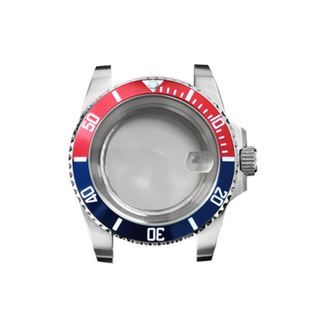 Boîtier de montre en verre saphir grossissant 40 mm pour montre NH35/NH36