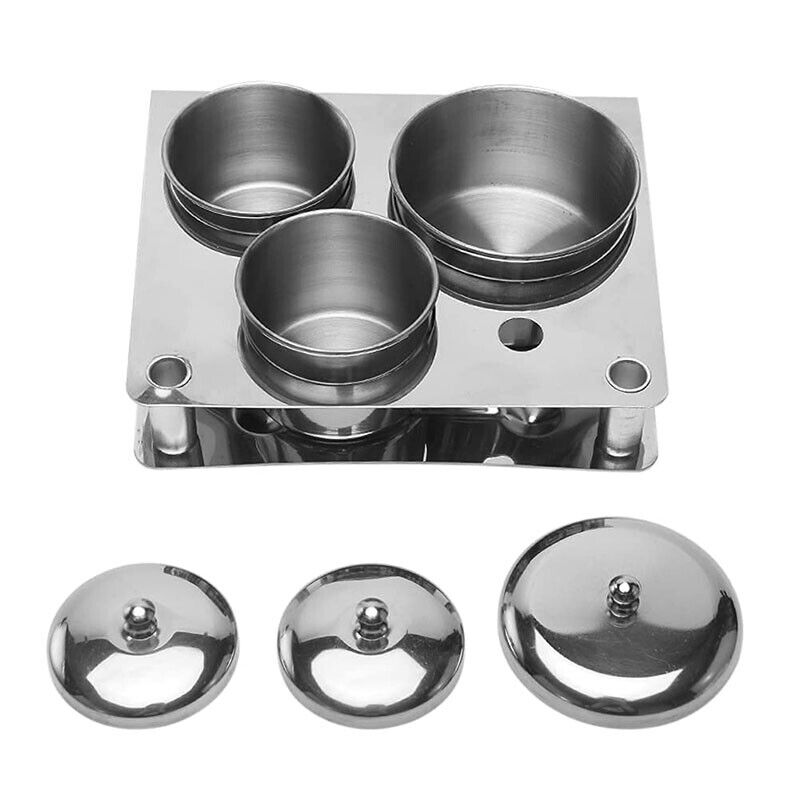 Stainless Steel Watch Oil Washing Jar Watch Repair Tool Accessory for Watchmaker