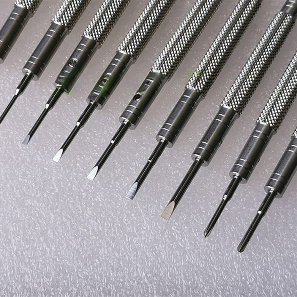 China Made Individual Drum Barrel Watch Slotted Screwdriver 0.6mm~2.0mm Repair