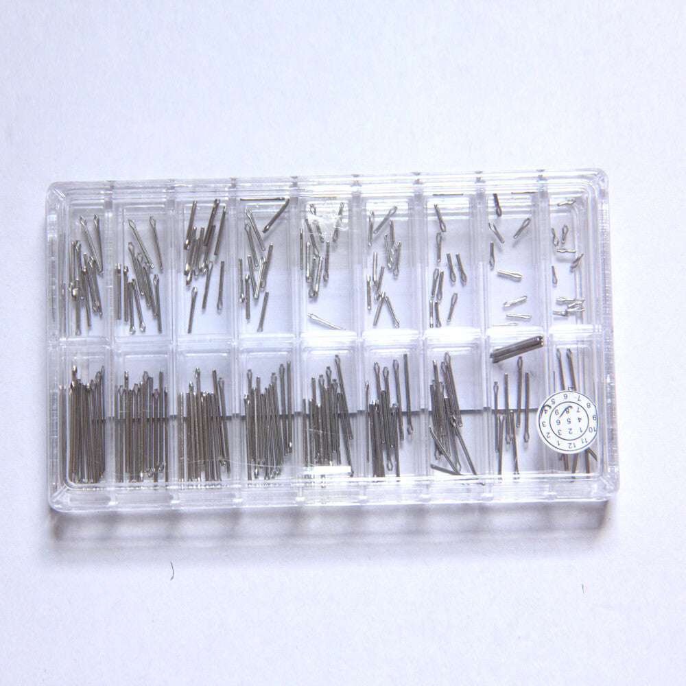 Durchmesser 0,8 mm, Edelstahl, offenes Ende, Stifte-Kit, Stiftgröße von 4 bis 21 mm