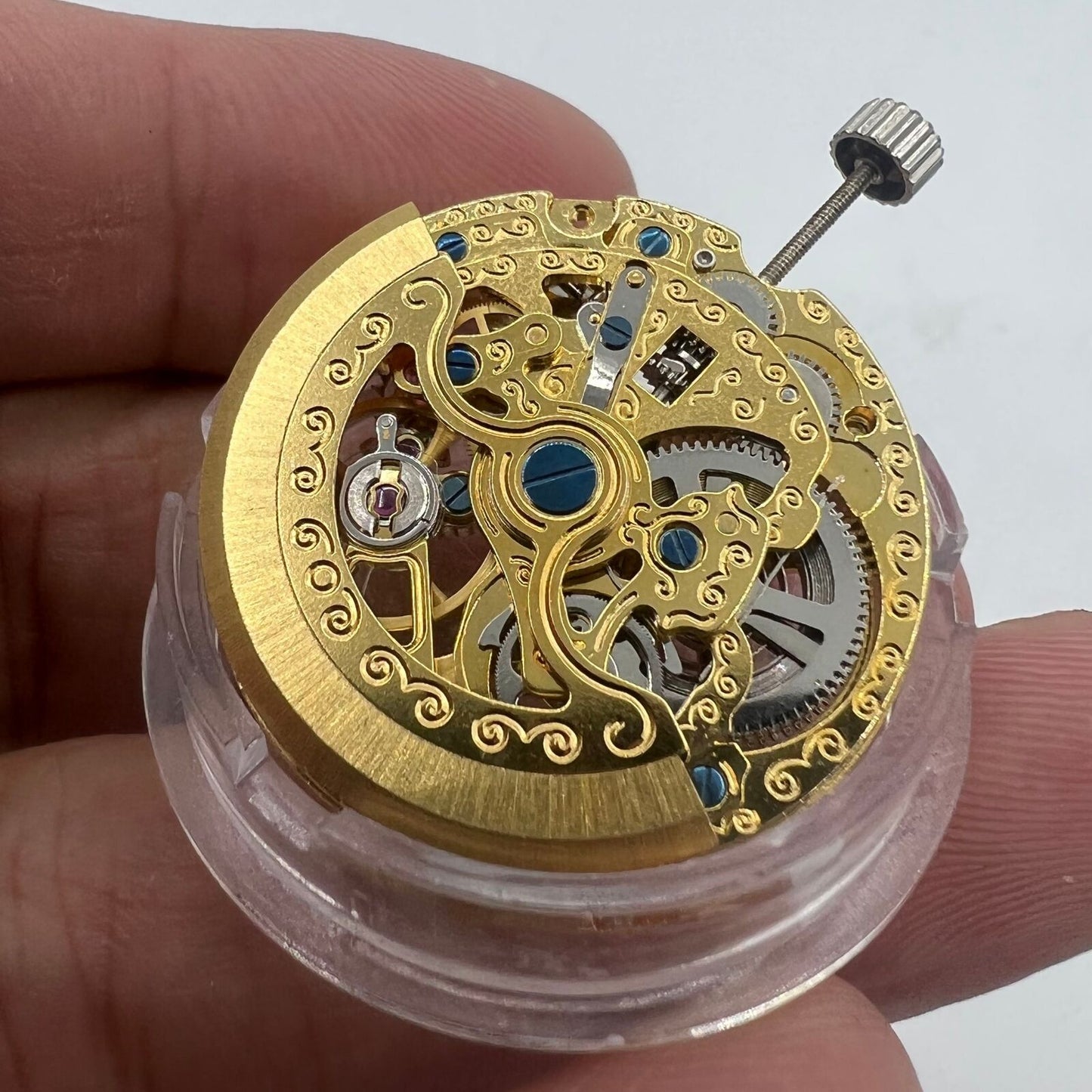 Mouvement mécanique automatique creux de remplacement pour montre asiatique Golden Tianjin TY2807 T16