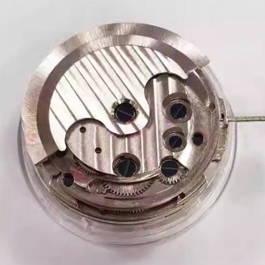 China Made L10 watch accessory showcasing automatic mechanical movement with separate hour and minute hands.