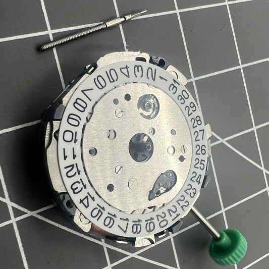 Japan Made Miyota FS00 quartz movement watch repair part, compatible with F500 series models.