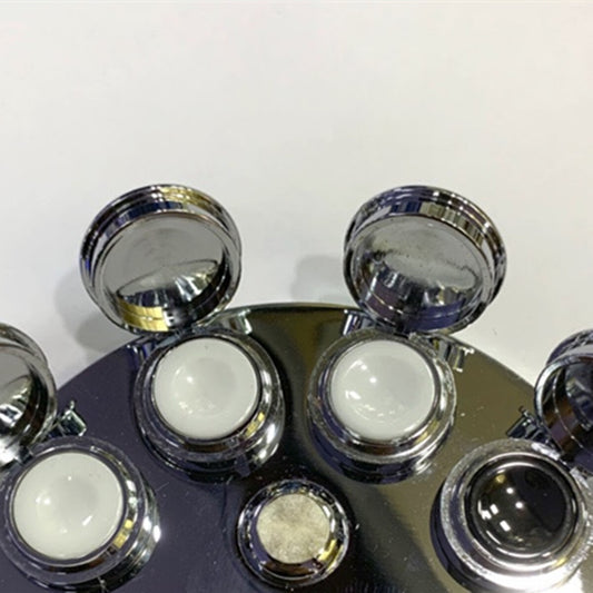 Stainless Steel Watch Oil Cup Stand with 4 Covered Oiler Dishes for Precise Watch Repair by 30180-A.