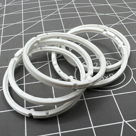 Stainless steel dial spacer ring for China Made 2836 watch movement, enhancing case fit and design.