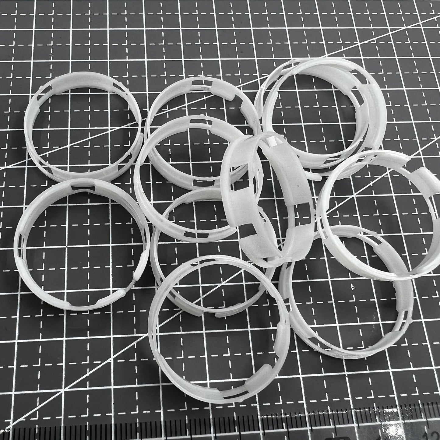5 PIECES 6.5x27.5mm Cushion Mount Spacer Ring for ETA 2824/2836/2846 Movement