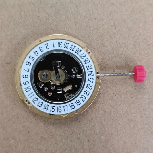 Ronda 1009 Swiss Quartz watch movement with date display at 6 o'clock for precision timekeeping