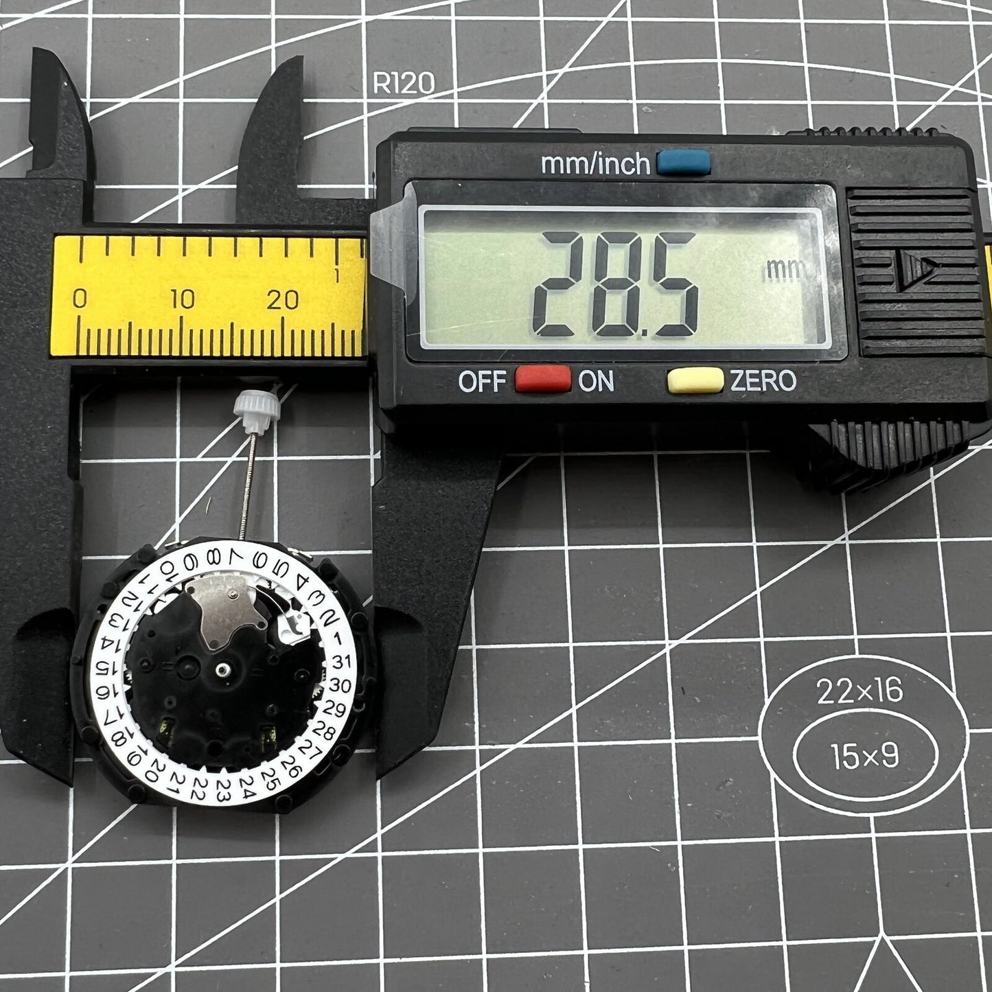 Wholesale Quartz Movement Sunon PE90 3 Hands Date at 3 With Small Second @6@12