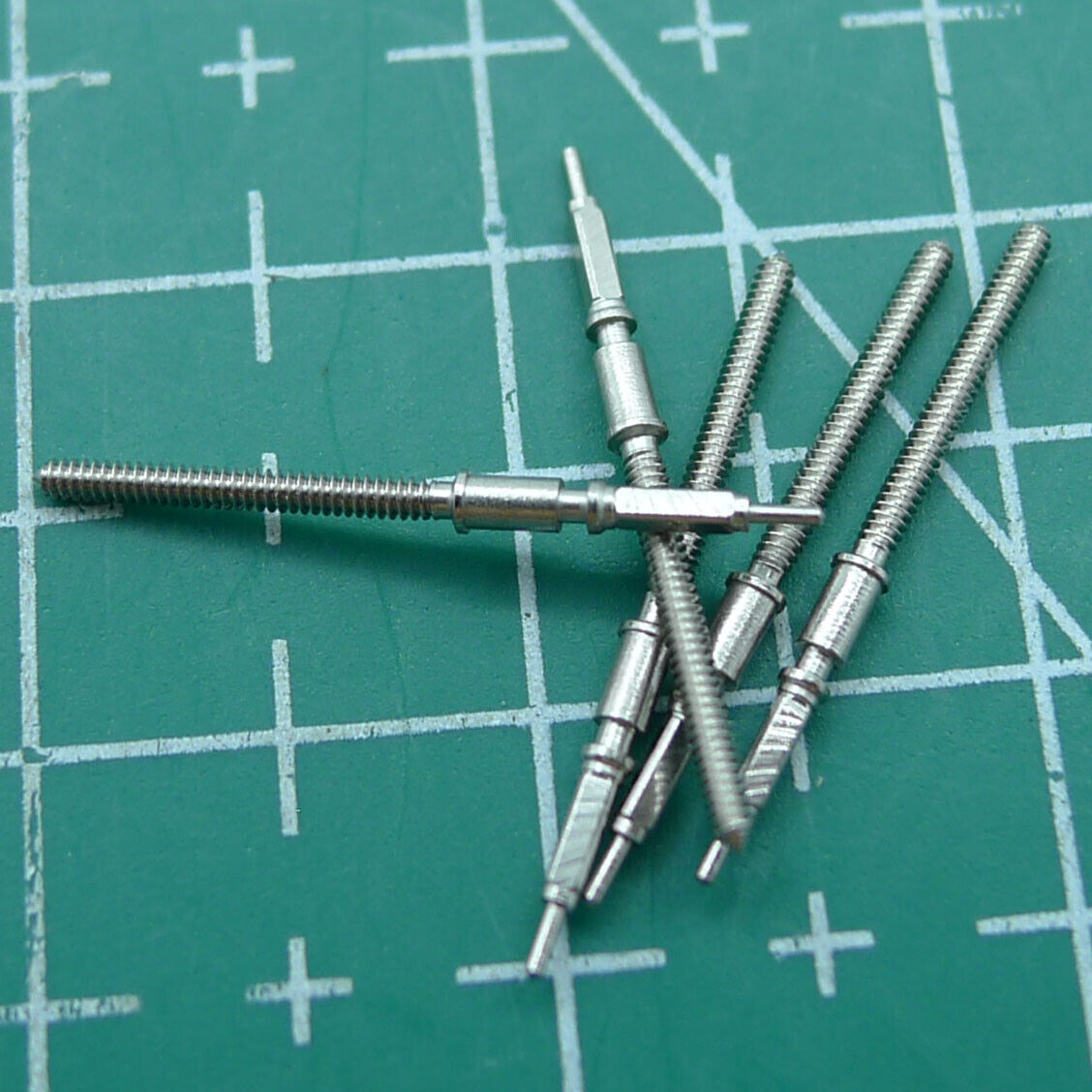 Chongqin watch stem compatible with PT5000 movement for precise watch repairs and maintenance.