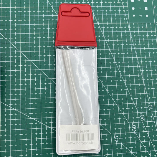 Horotec MSA16.020 round Arkansas sharpening stone 100mm x 6mm for watch accessories, Swiss precision.