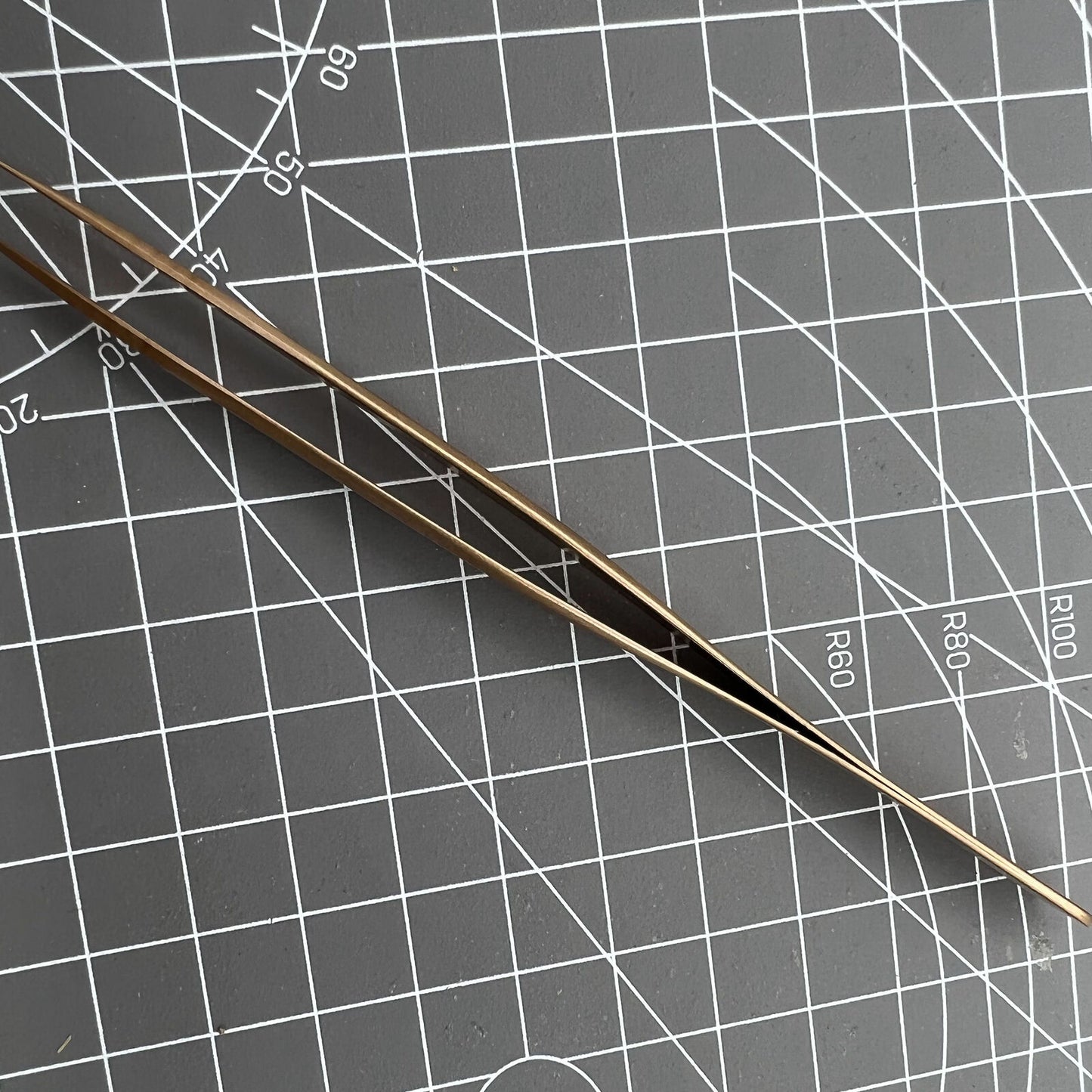 SWISS MADE Bergeon 7421-PM-S5 Tweezers Brand New High Quality BRONZE