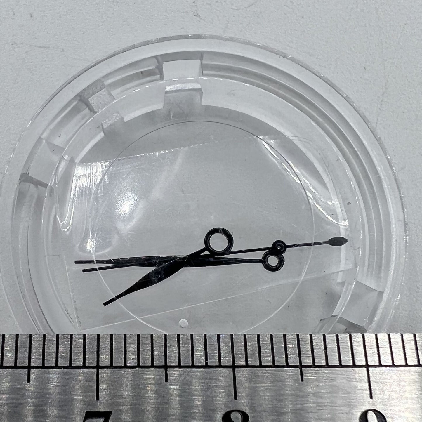 Black polished watch hands 10.5x16x16mm designed for Tissot 1853 T41 T006 movement, precise fit and sleek style.