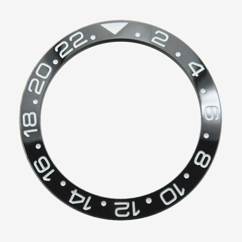 38mm Ceramic Watch Bezel For GMT Mens Watch Accessories Watch Repair Part
