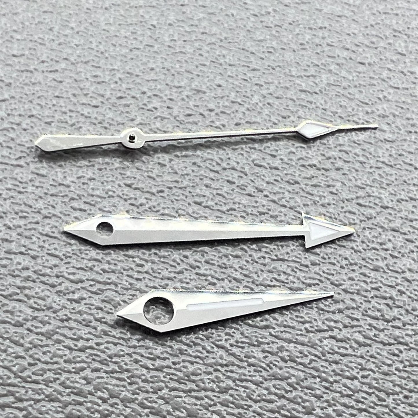2 Sätze/Packung Modifiziertes silbernes Lume-Uhrzeiger-Set für ETA2836 2824 2892A2