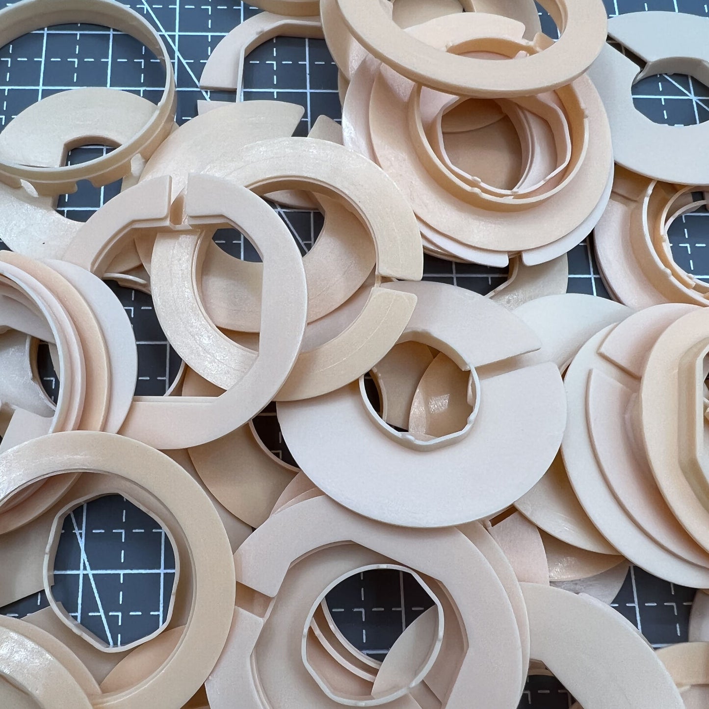 Ensemble de 54 pièces 27 tailles de ligne, entretoise de boîtier de mouvement, support de bague de boîtier #AC-676