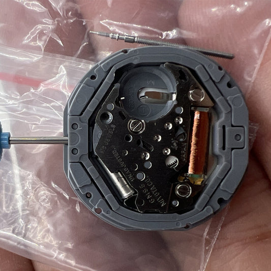 New Original Japan-made MIYOTA 6M95 quartz movement by Citizen, multifunctional watch accessory for precise timekeeping.