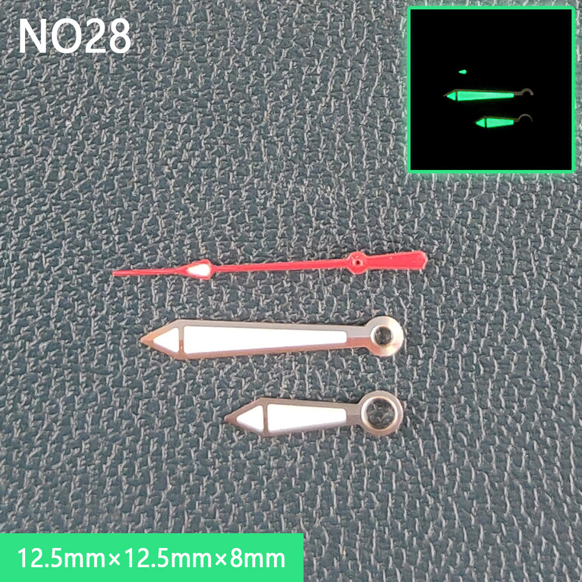 Uhrzeiger NH35 Grün Super Leuchtend Geeignet für NH35 NH36 Bewegung