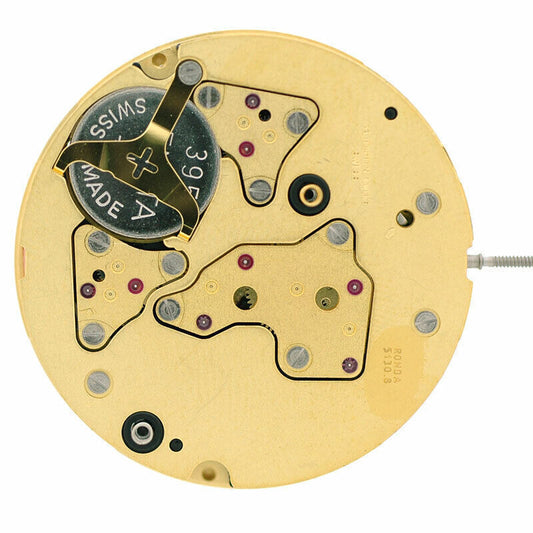 Ronda 5130B quartz watch movement with precise timekeeping for watch accessories.