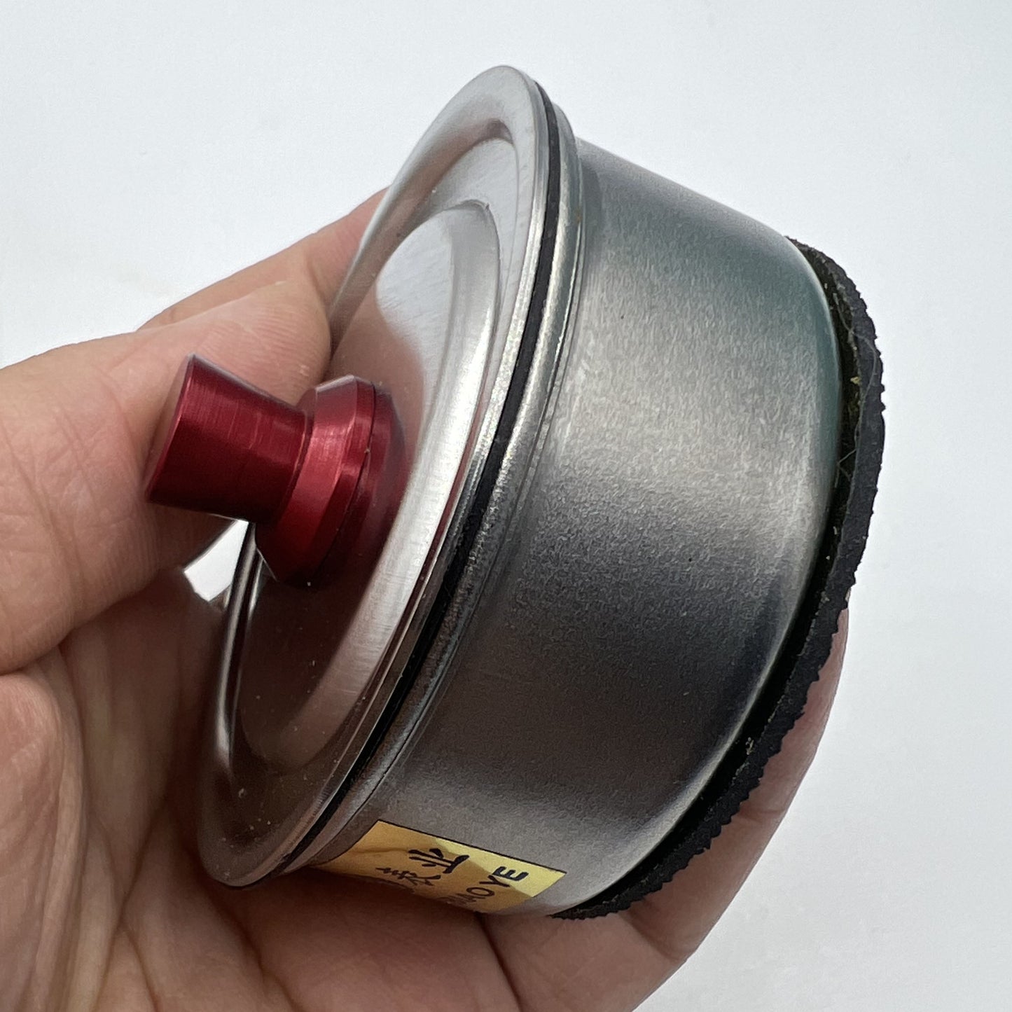 Récipient à huile pour montre en acier inoxydable de 69 mm avec couvercle anti-fuite, outil d'horloger