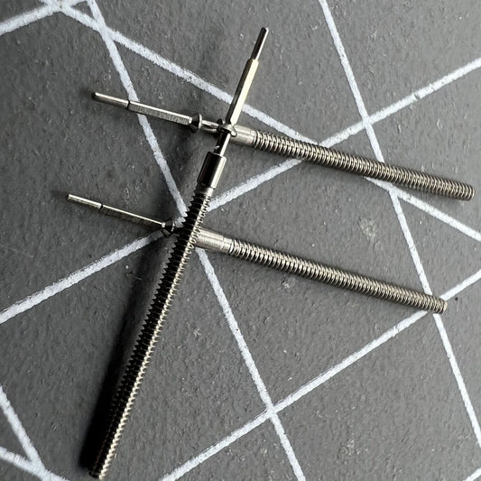 Generic watch winding stem compatible with Hattori Epson TMI VX3J movement, precision fit accessory.