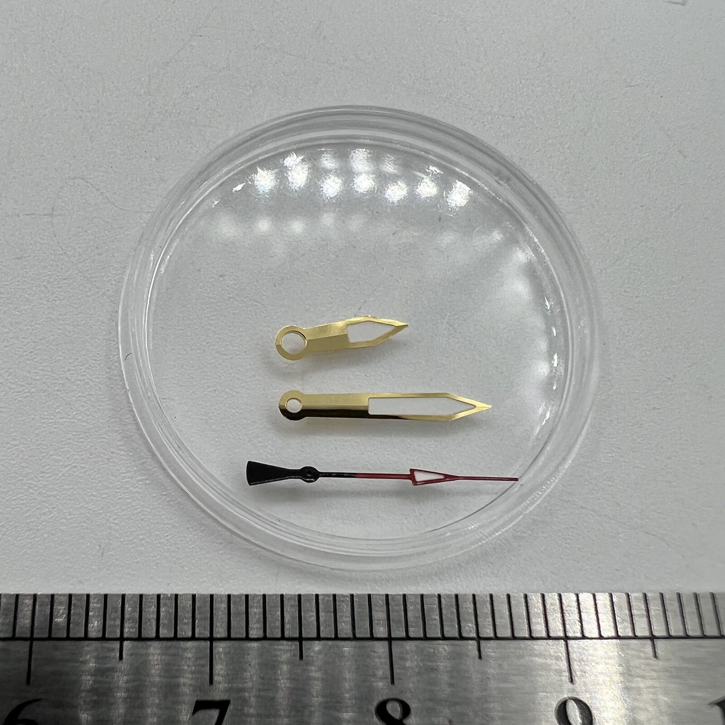 Uhr Hände 7.5*12*12,5 MM Goldene Grün Leuchtende Für NH35A/NH36A Bewegung