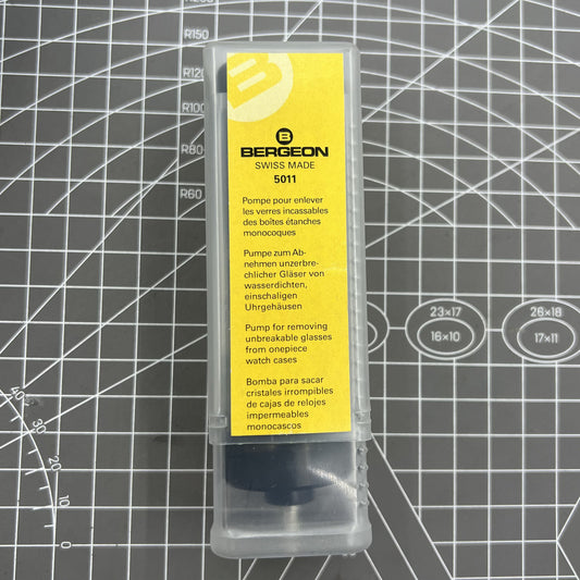 Bergeon Swiss 5011 Uhrenglas Entferner Gehäusepumpe für Monoblock Uhrengehäuse