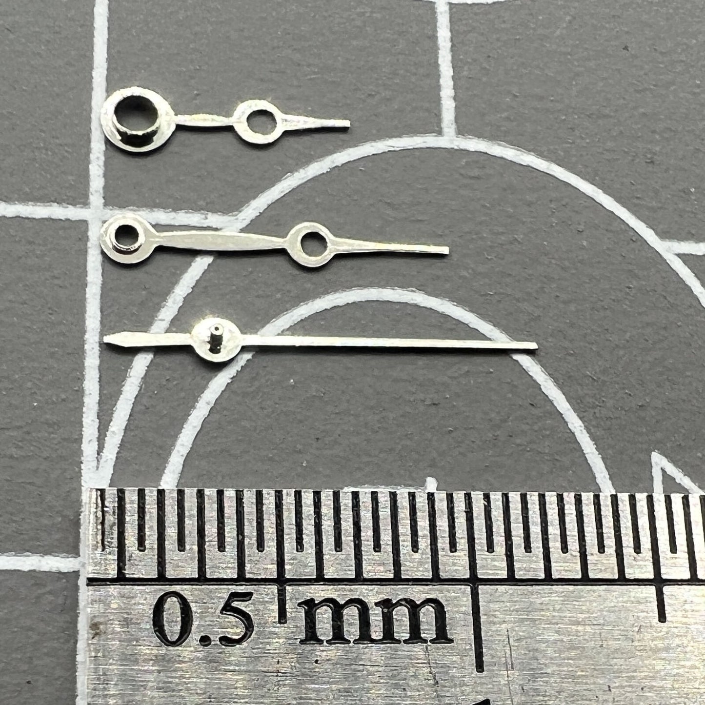 NO.1242 blue watch hands set compatible with Miyota 2035 movement, precise timekeeping accessory.