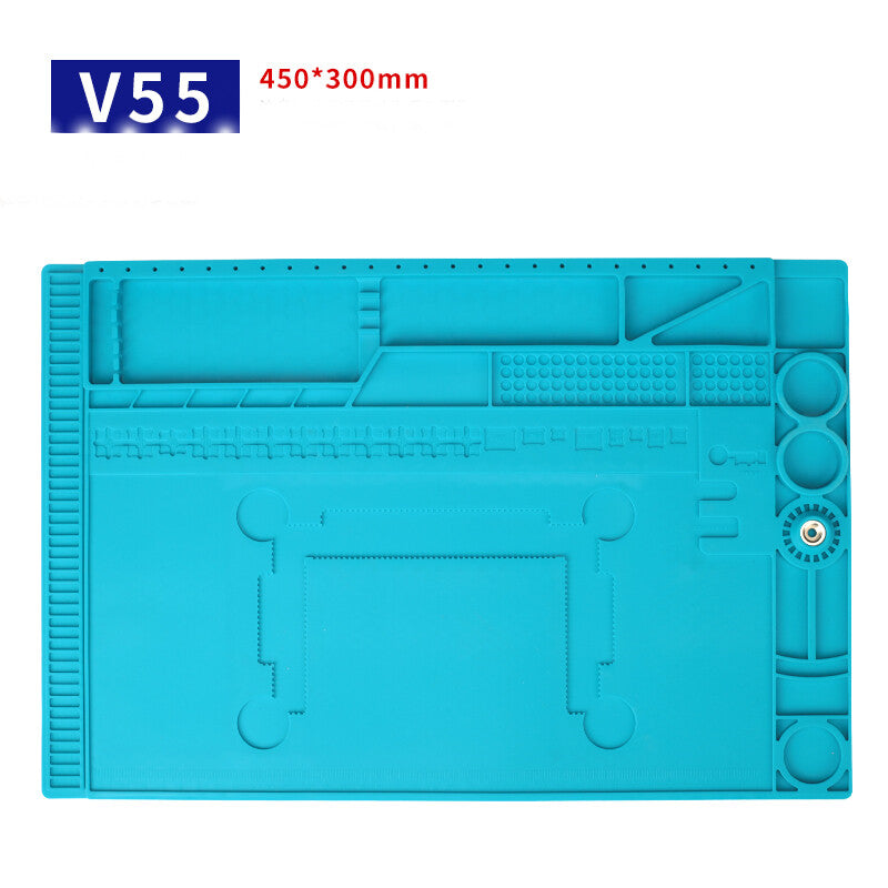 Heat-Resistant Soldering Station Silicon Soldering Watch Repair Mat Work Pad