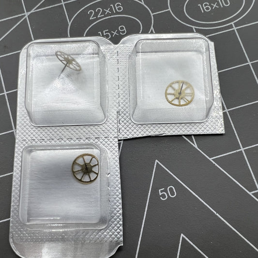 Second wheel watch part for ETA 2836 movement, high-precision gear for accurate timekeeping.